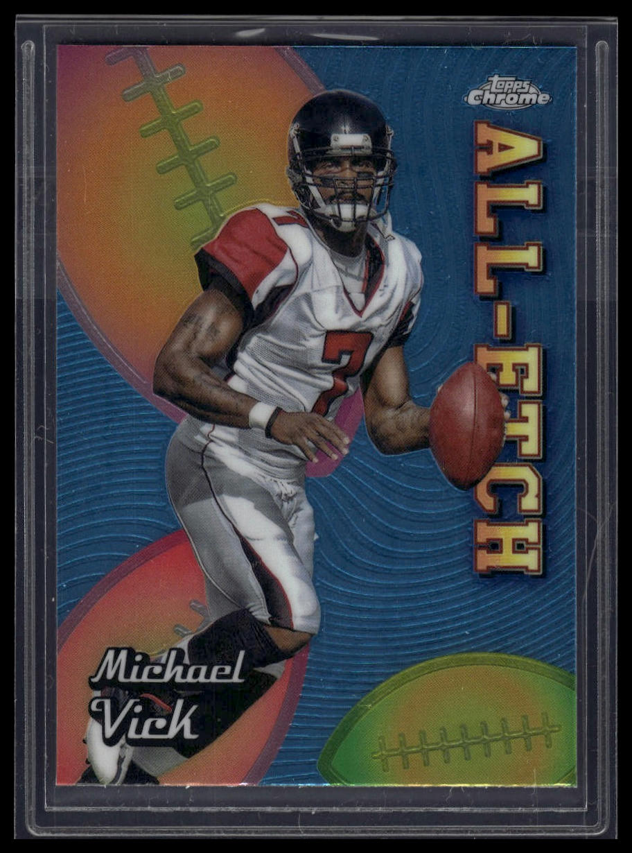 2024 Topps Chrome #CAE-MV Michael Vick Chrome All-Etch Refractor