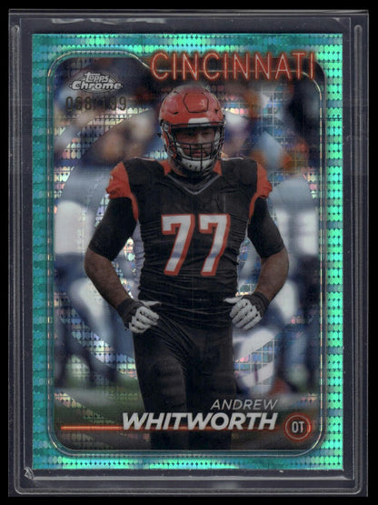2024 Topps Chrome #30 Andrew Whitworth Aqua Refractor #/199