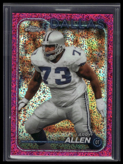 2024 Topps Chrome #58 Larry Allen Magenta Speckle Refractor #/399