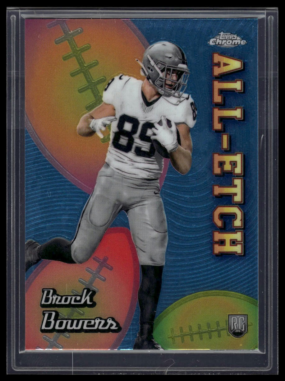 2024 Topps Chrome #CAE-BB Brock Bowers Chrome All-Etch