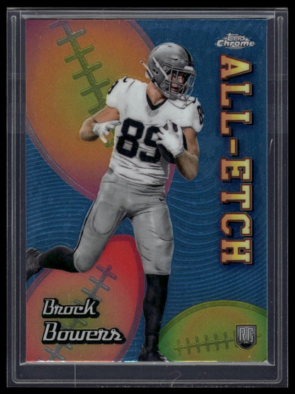 2024 Topps Chrome #CAE-BB Brock Bowers Chrome All-Etch