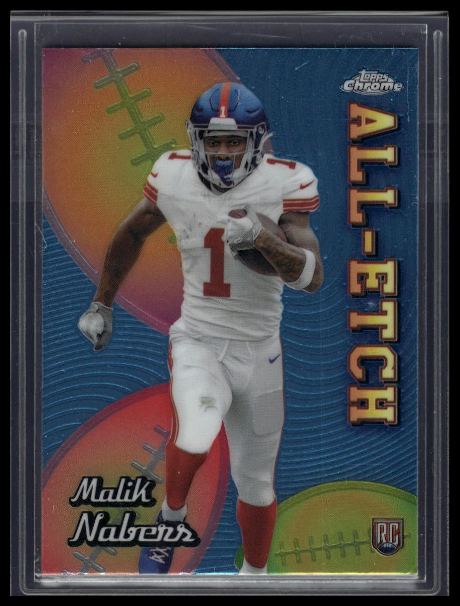 2024 Topps Chrome #CAE-MN Malik Nabers Chrome All-Etch