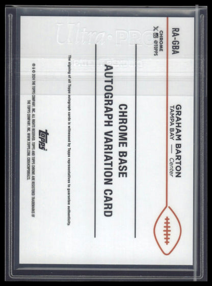 2024 Topps Chrome #RA-GBA Graham Barton Rookie Autographs Aqua Refractor #/199