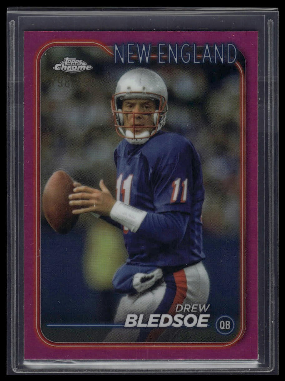 2024 Topps Chrome #122 Drew Bledsoe Pink Refractor