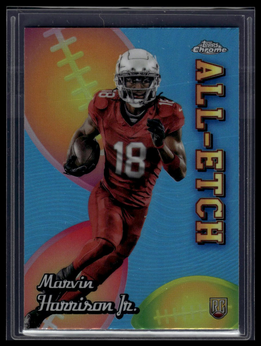 2024 Topps Chrome #CAE-MH Marvin Harrison Jr. Chrome All-Etch Refractor