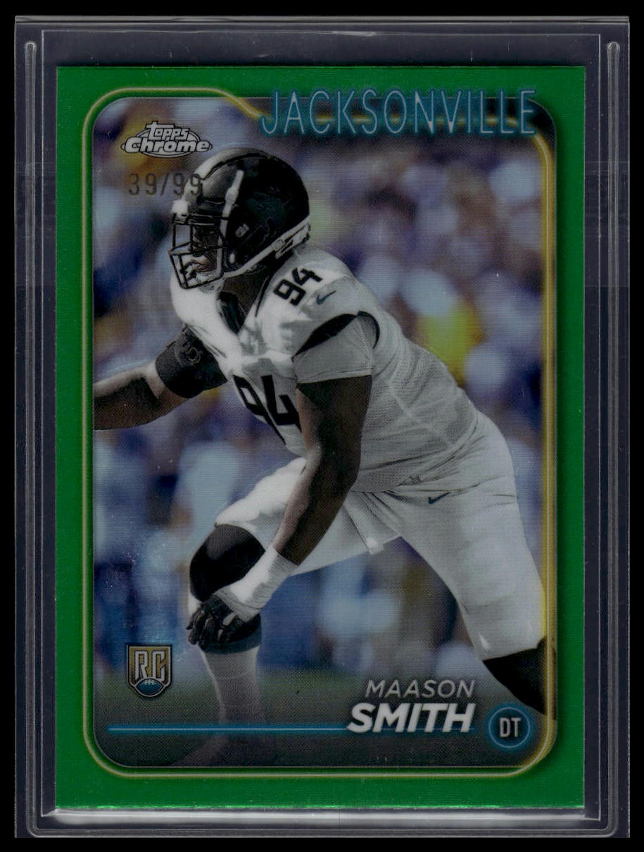 2024 Topps Chrome #267 Maason Smith Green Refractor #/99