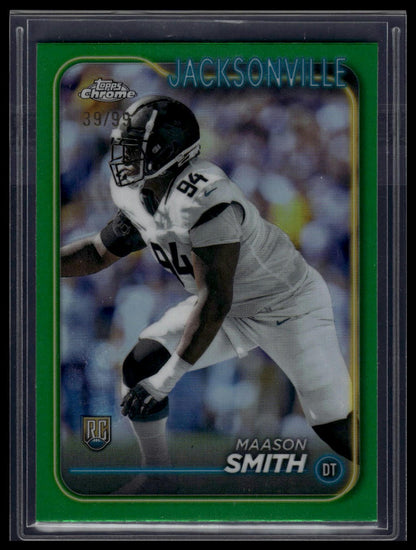 2024 Topps Chrome #267 Maason Smith Green Refractor #/99