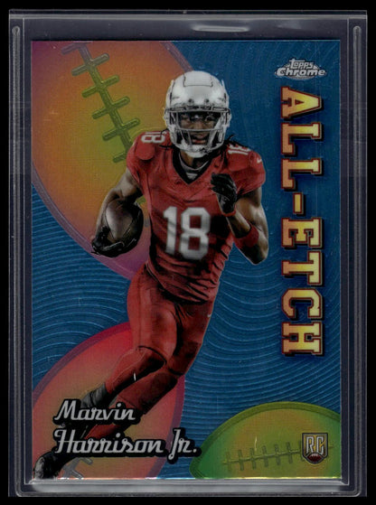 2024 Topps Chrome #CAE-MH Marvin Harrison Jr. Chrome All-Etch