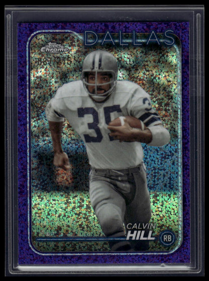 2024 Topps Chrome #41 Calvin Hill Purple Speckle Refractor #/275