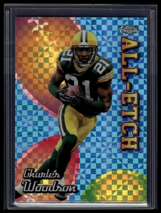 2024 Topps Chrome #CAE-CWO Charles Woodson Chrome All-Etch X Factor