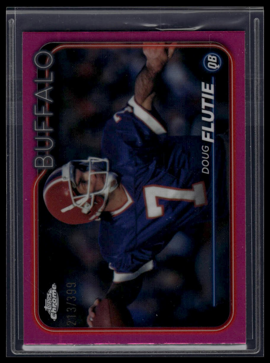 2024 Topps Chrome #10 Doug Flutie Magenta Refractor #/399