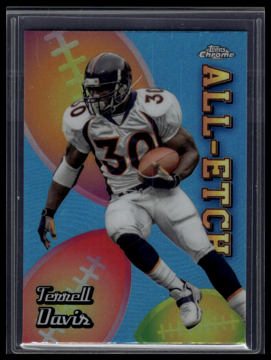 2024 Topps Chrome #CAE-TD Terrell Davis Chrome All-Etch Refractor