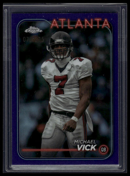 2024 Topps Chrome #2 Michael Vick Purple Refractor #/275