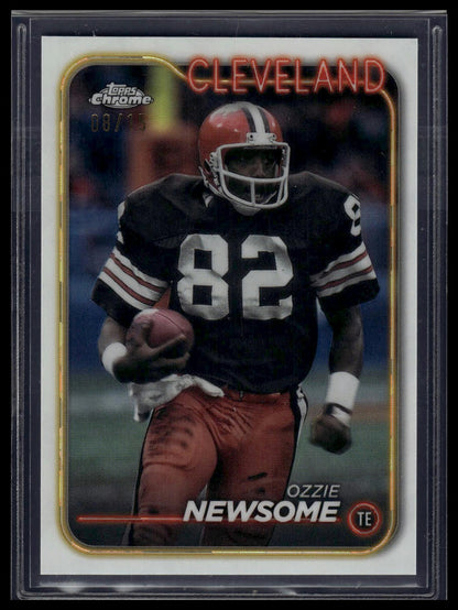 2024 Topps Chrome #31 Ozzie Newsome White Refractor #/15