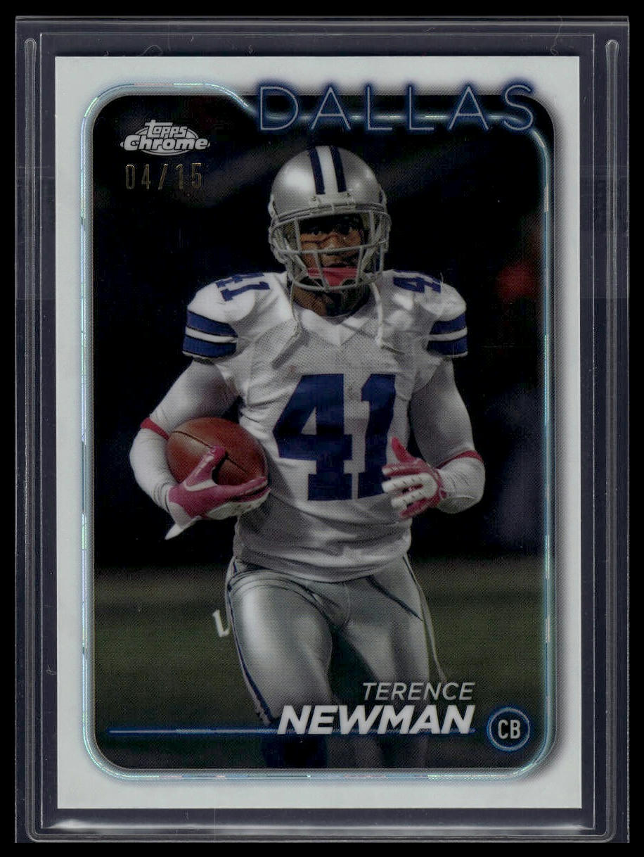 2024 Topps Chrome #53 Terence Newman White Refractor #/15