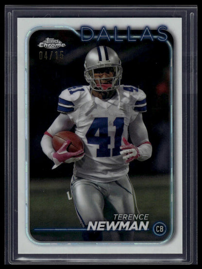 2024 Topps Chrome #53 Terence Newman White Refractor #/15