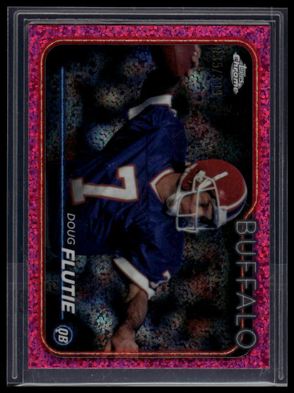 2024 Topps Chrome #10 Doug Flutie Magenta Speckle Refractor #/399