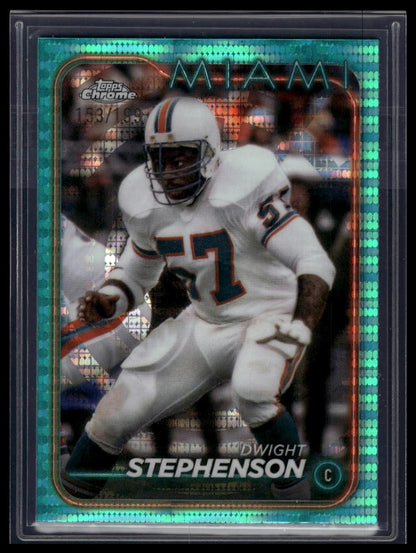 2024 Topps Chrome #111 Dwight Stephenson Aqua Sonar Refractor #/199