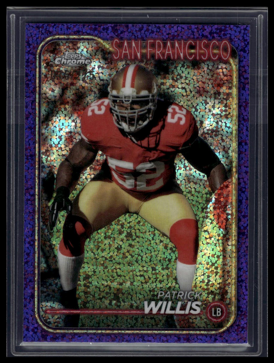 2024 Topps Chrome #180 Patrick Willis Purple Refractor #/275