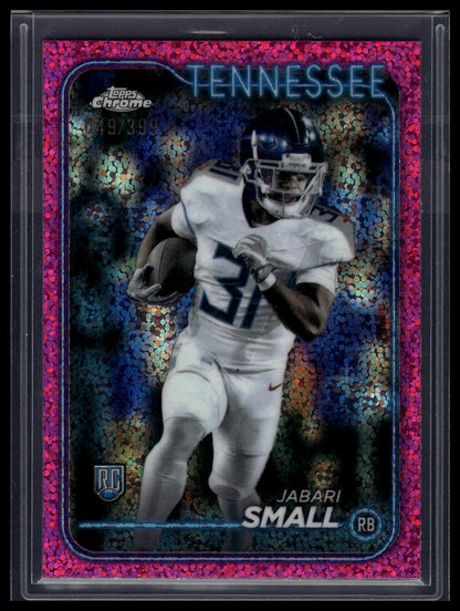2024 Topps Chrome #275 Jabari Small Magenta Speckle Refractor #/399