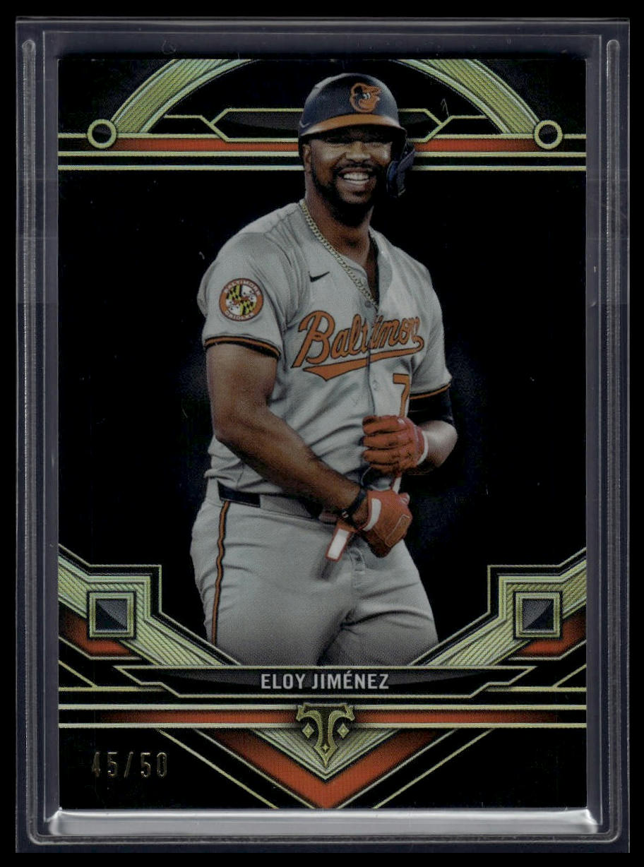 2024 Topps Triple Threads #32 Eloy Jiménez Onyx #/50