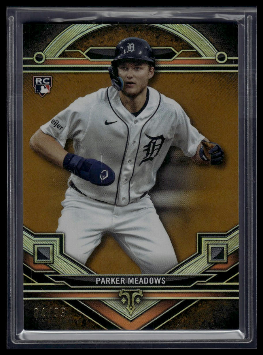 2024 Topps Triple Threads #159 Parker Meadows Gold #/99
