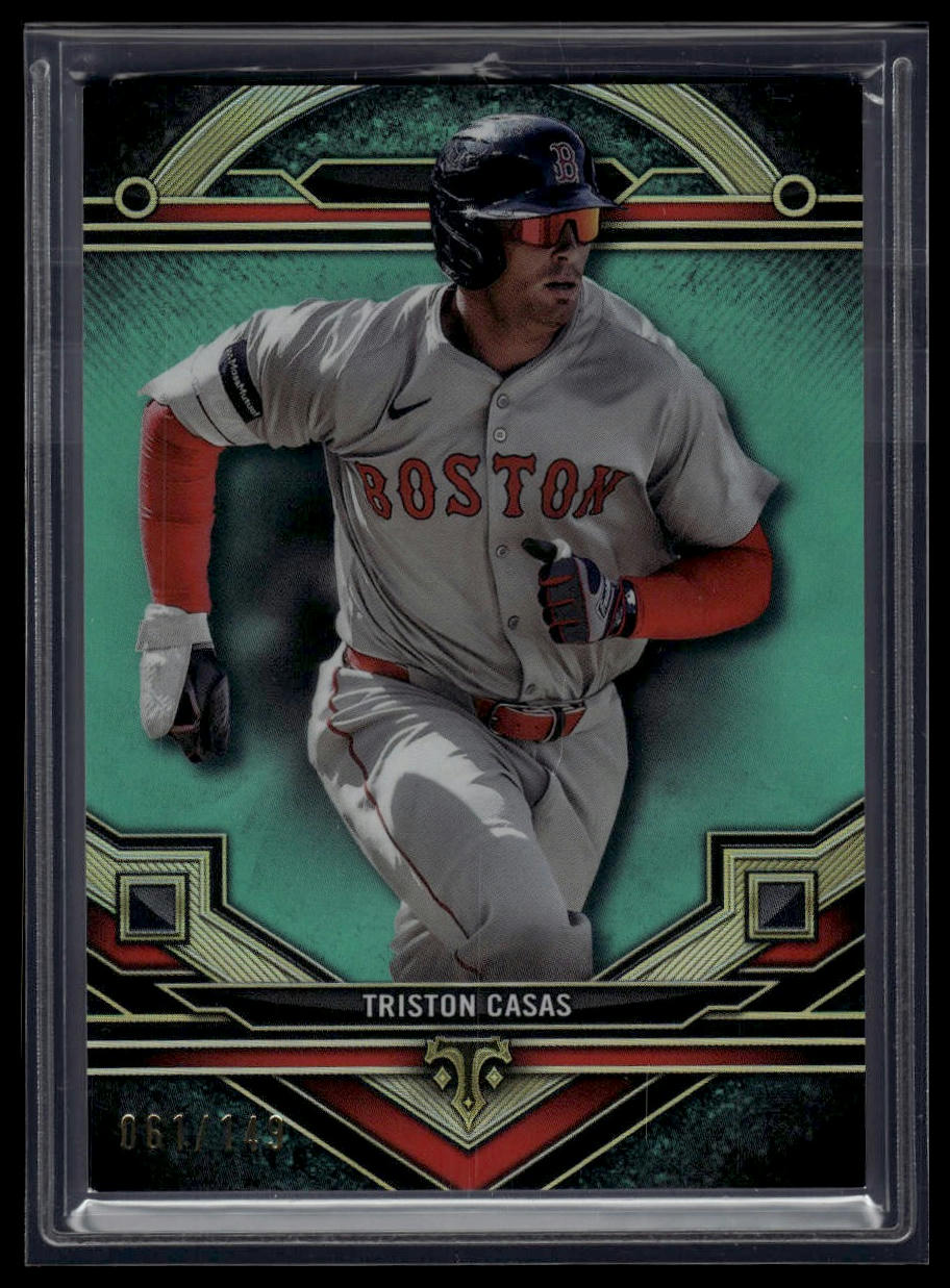 2024 Topps Triple Threads #30 Triston Casas Aquamarine #/149