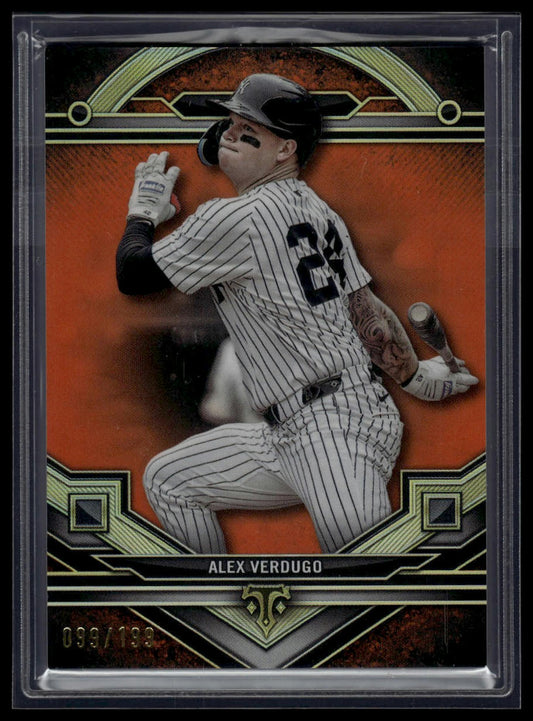 2024 Topps Triple Threads #27 Alex Verdugo Amber #/199