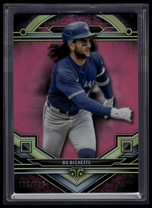 2024 Topps Triple Threads #148 Bo Bichette Tourmaline #/125
