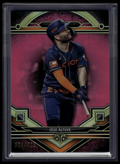 2024 Topps Triple Threads #168 Jose Altuve Tourmaline #/125