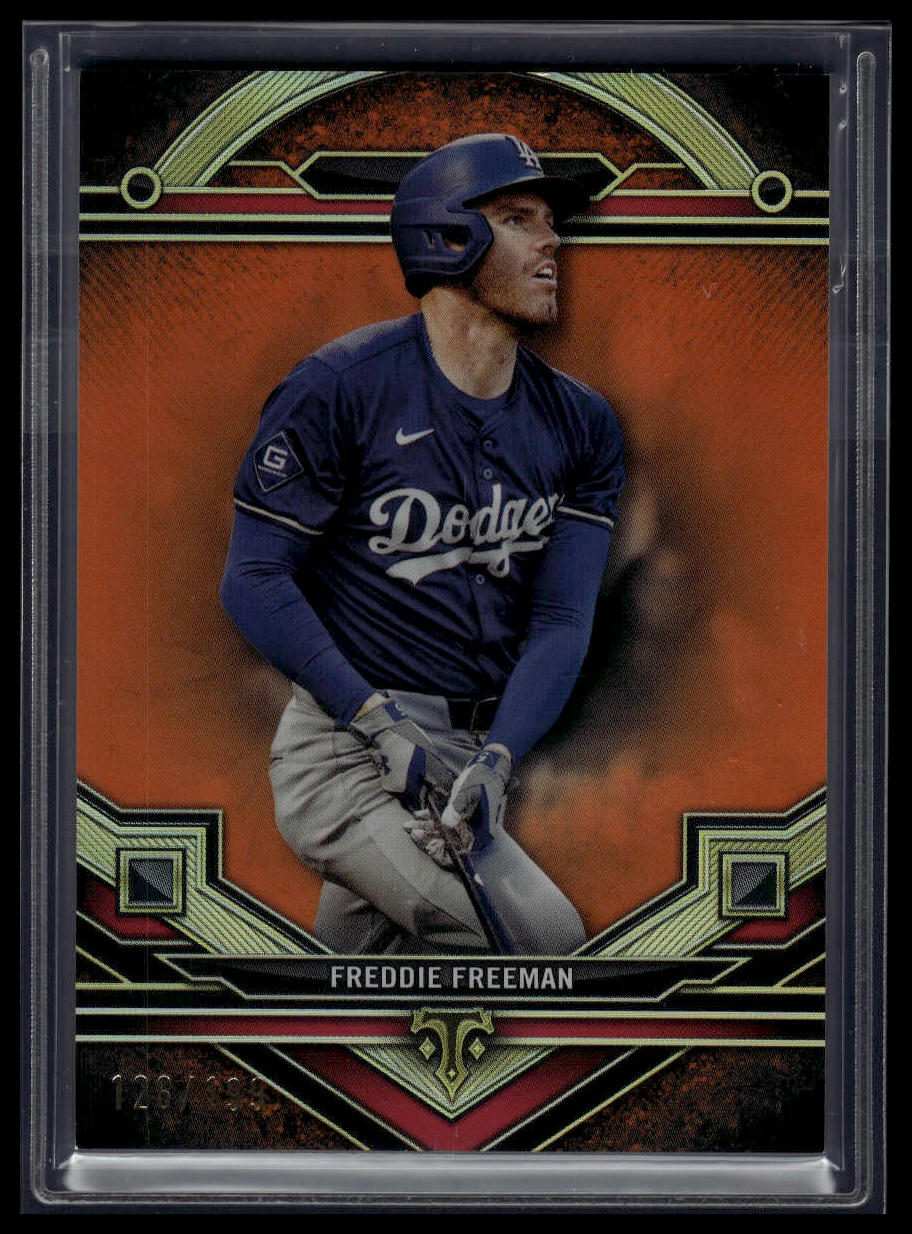 2024 Topps Triple Threads #96 Freddie Freeman Amber #/199
