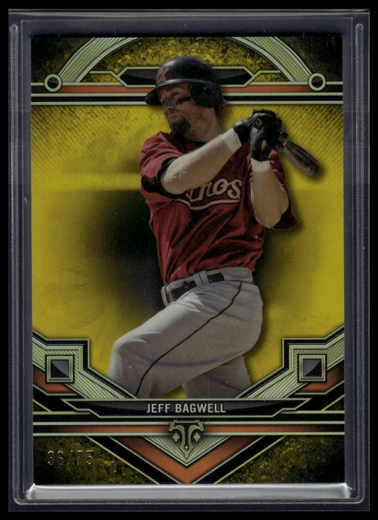 2024 Topps Triple Threads #47 Jeff Bagwell Citrine #/75