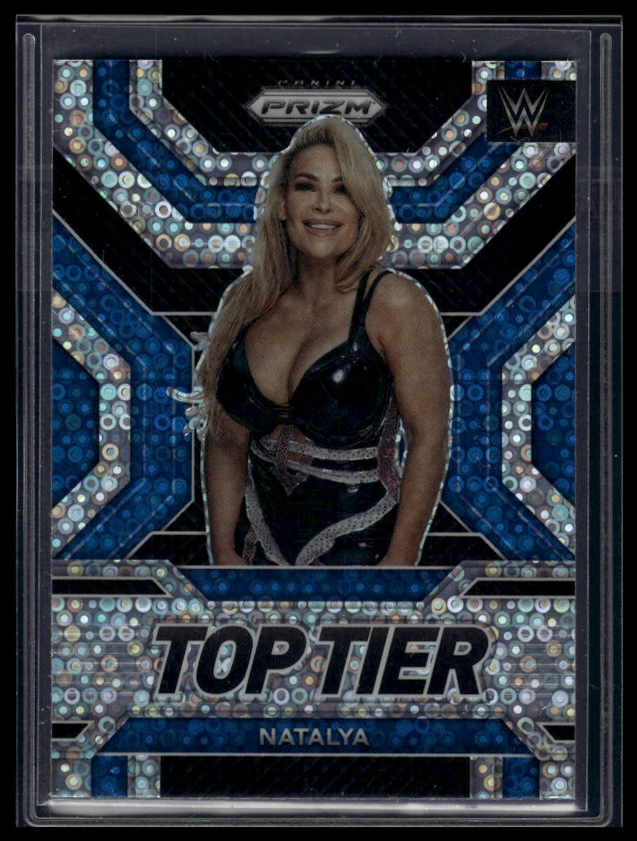 2023 Panini Prizm WWE #18 Natalya Top Tier Prizms Under Card