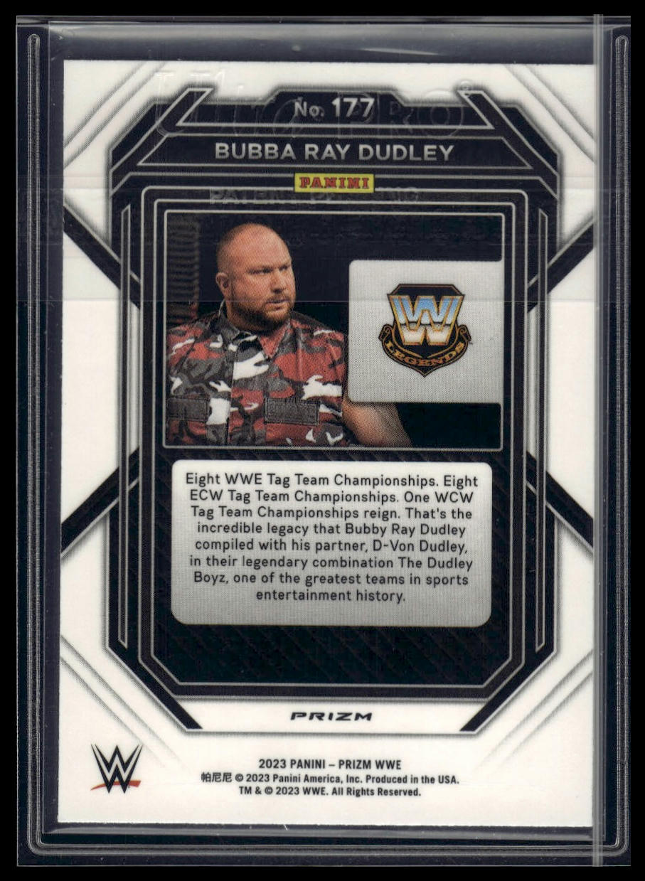 2023 Panini Prizm WWE #177 Bubba Ray Dudley Under Card