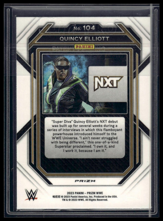 2023 Panini Prizm WWE #104 Quincy Elliott Under Card
