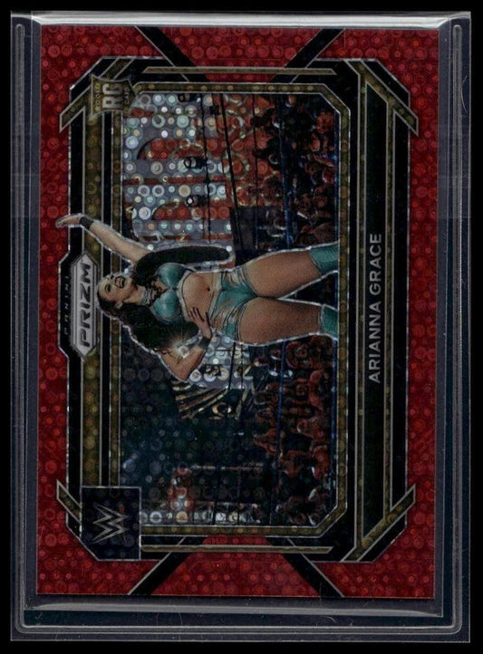 2023 Panini Prizm WWE #76 Arianna Grace Under Card Red #/99