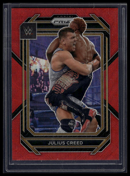 2023 Panini Prizm WWE #196 Julius Creed Ruby Wave