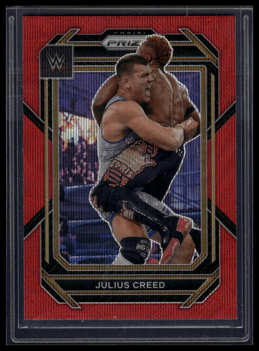2023 Panini Prizm WWE #196 Julius Creed Ruby Wave