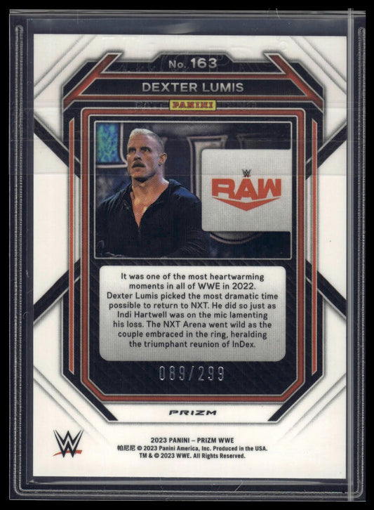 2023 Panini Prizm WWE #163 Dexter Lumis Red #/299