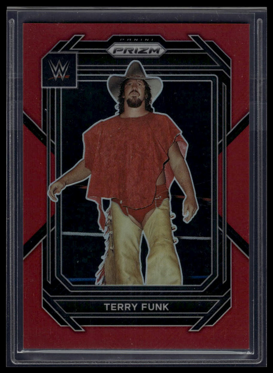 2023 Panini Prizm WWE #114 Terry Funk Red #/299