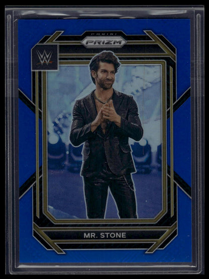 2023 Panini Prizm WWE #140 Mr. Stone Blue #/199