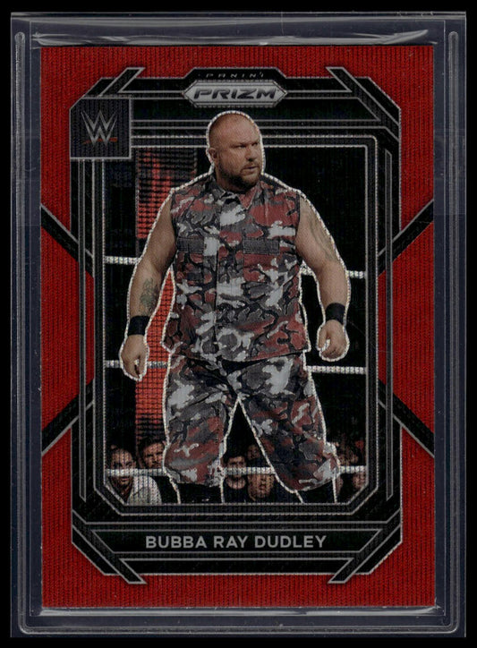 2023 Panini Prizm WWE #177 Bubba Ray Dudley Ruby Wave