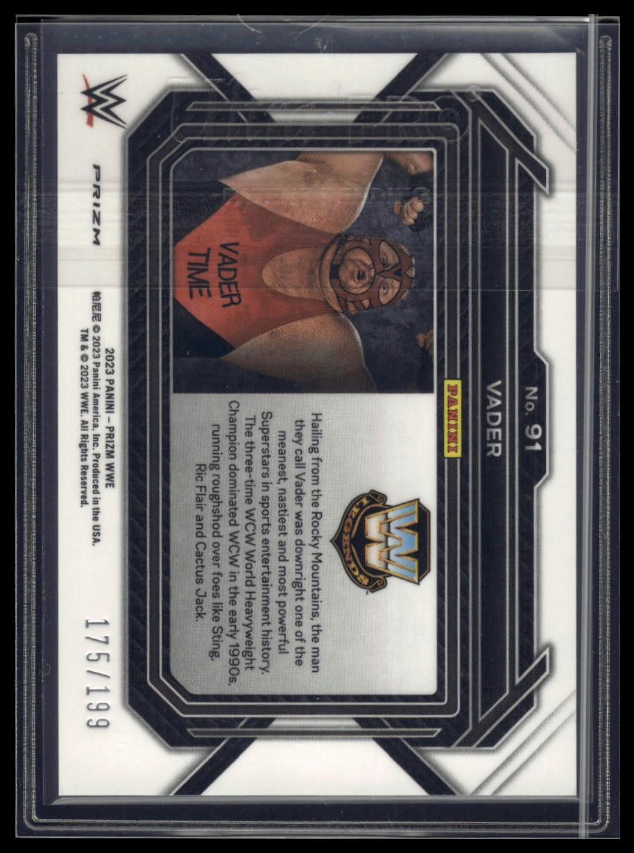 2023 Panini Prizm WWE #91 Vader Blue #/199