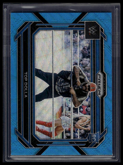 2023 Panini Prizm WWE #61 Top Dolla Blue Wave