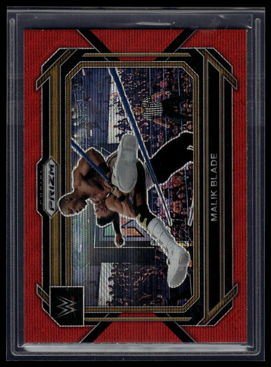 2023 Panini Prizm WWE #45 Malik Blade Ruby Wave
