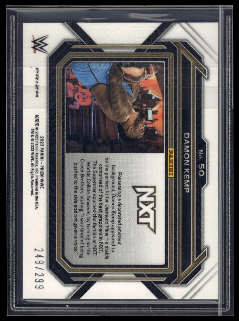 2023 Panini Prizm WWE #50 Damon Kemp Red #/299