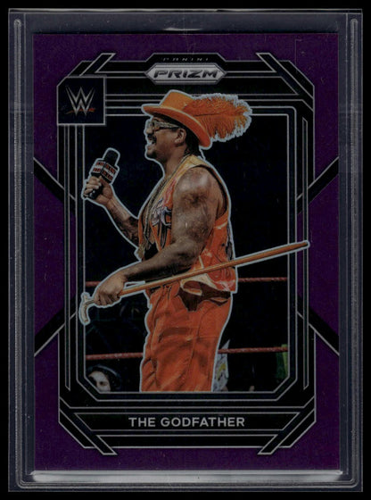 2023 Panini Prizm WWE #165 The Godfather Purple #/149