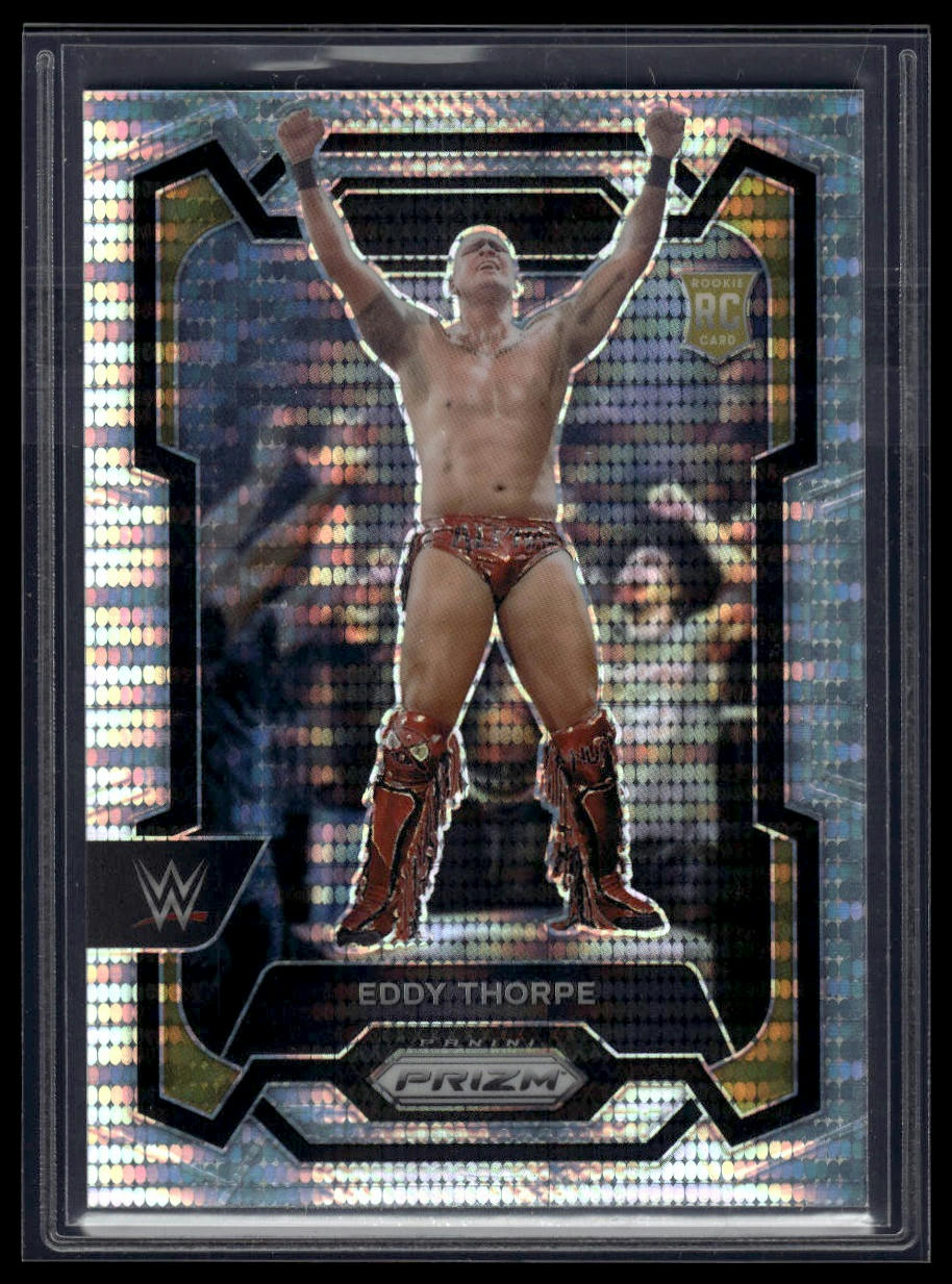 2024 Panini Prizm WWE #114 Eddy Thorpe Pulsar Prizms #/499