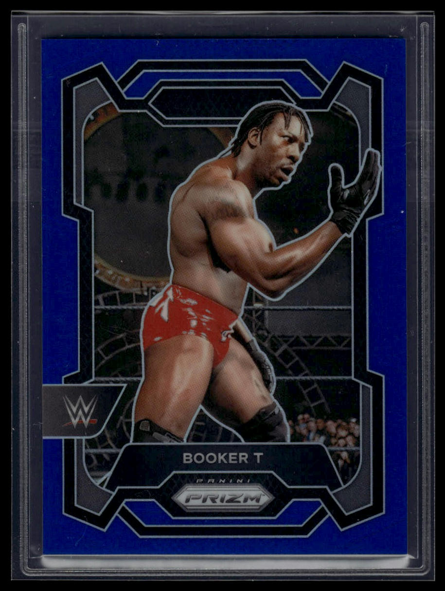2024 Panini Prizm WWE #160 Booker T Blue Prizms #/199