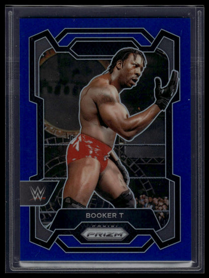 2024 Panini Prizm WWE #160 Booker T Blue Prizms #/199